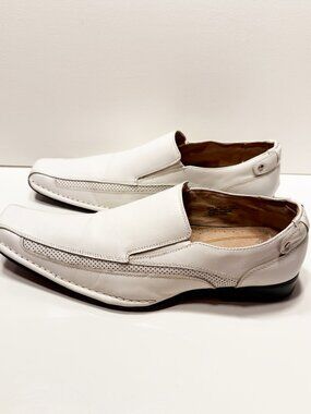Steve Madden White Loafers